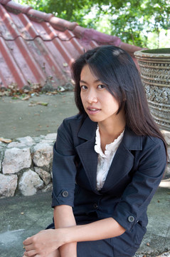 商業(yè)女性放松