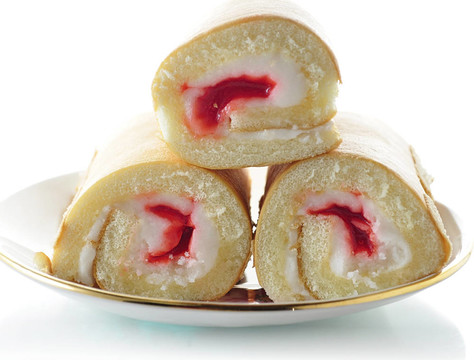 奶油和Strawberry卷