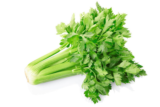 綠色芹菜分離