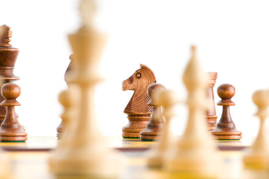 棋盤上的棋子