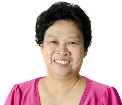 資深亞洲女人