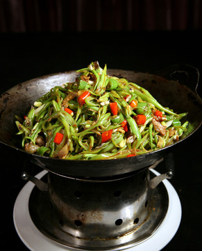 干鍋扁豆絲