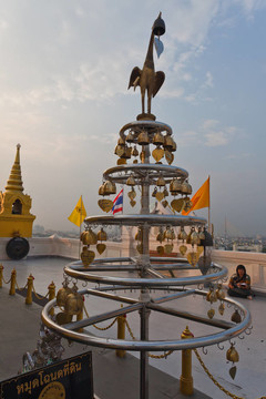 金山寺（Wat Sakate）；曼谷；泰國(guó)