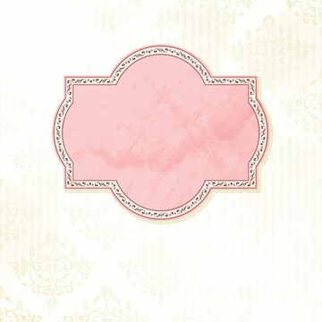 仿古白色婚禮標(biāo)簽