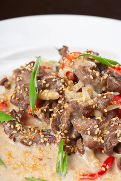 蔬菜炒牛肉片