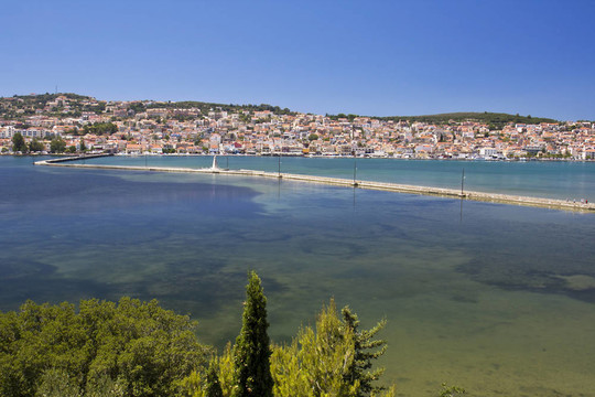 在希臘的Kefalonia島Argostoli