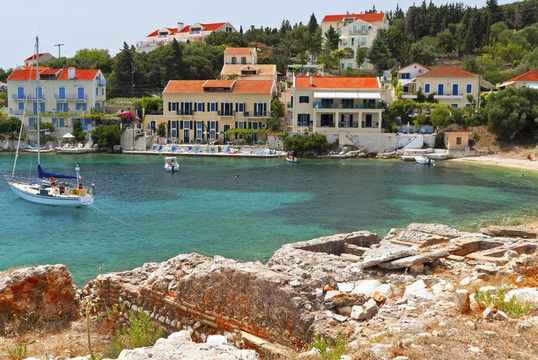 菲斯卡多傳統(tǒng)村落在Kefalonia