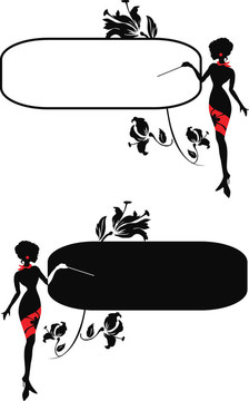 幸福的女人表現(xiàn)出一些業(yè)務(wù)
