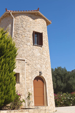 傳統(tǒng)的towerhouse位于Kefalonia