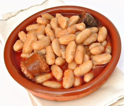 典型的Asturian菜