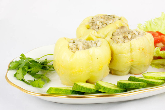 肉餡辣椒