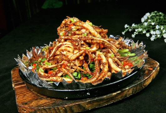 鐵板韭香魷魚須