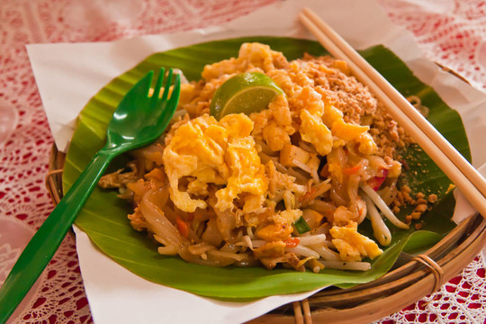 Padthai對(duì)香蕉葉片傾斜