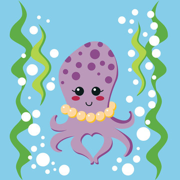 可愛(ài)的章魚