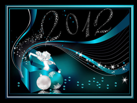 新年快樂2012背景