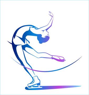 冬季運動?；踊?。冰上表演。