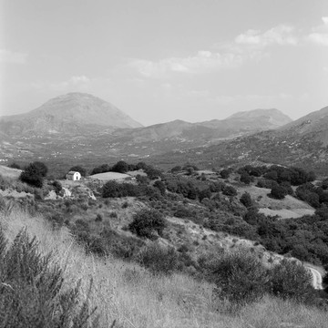 克里特島景觀與教堂
