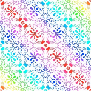 無縫的花卉圖案