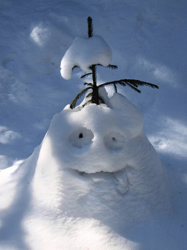 有趣的雪人