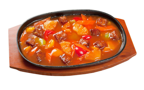 用酸甜醬豬肉；