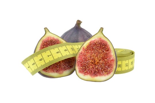 帶測(cè)量帶的無花果