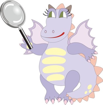 帶有放大鏡的卡通龍？中國符號2012
