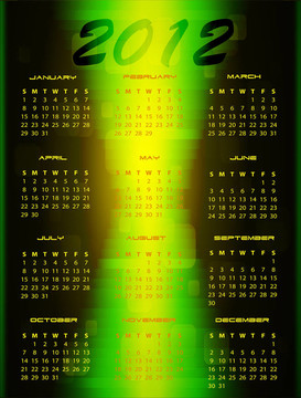 2012日歷