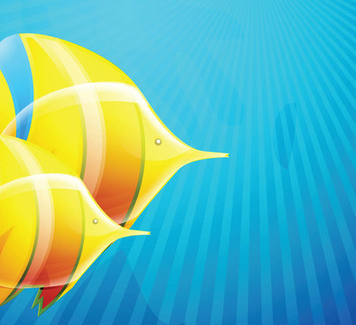 水中的熱帶魚(yú)