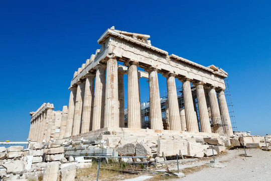 Parthenon阿克羅波利斯；Athens