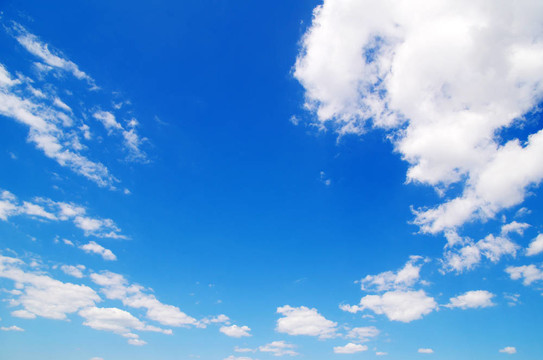 藍色的天空