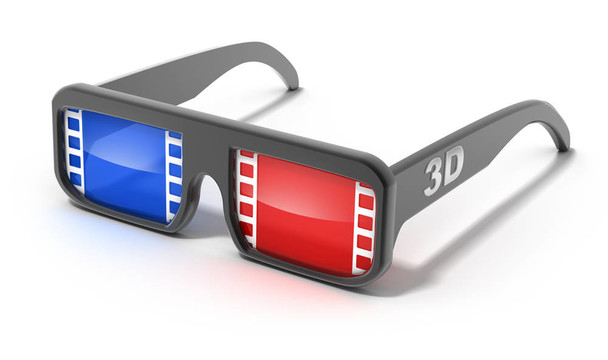 具有電影概念的3D眼鏡