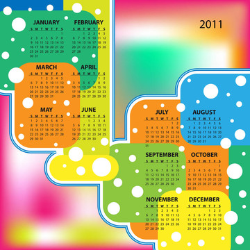 多彩2011日歷