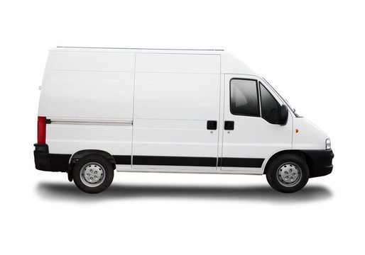 商業(yè)的白色面包車