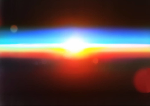 地平線上的太陽