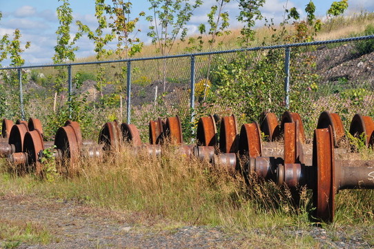 Rusty railcar的車輪