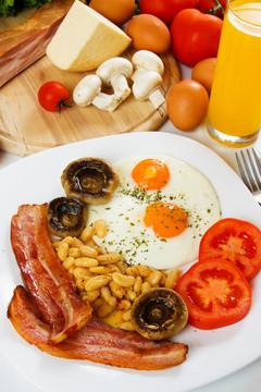 傳統(tǒng)的英語(yǔ)breakfst