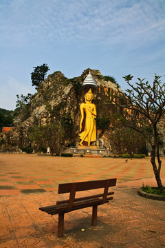 如來佛祖在Ratchaburi；泰國