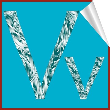 字母V