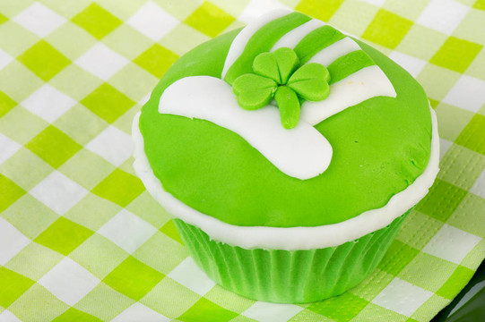 Cupcake Saint Patrick的一天