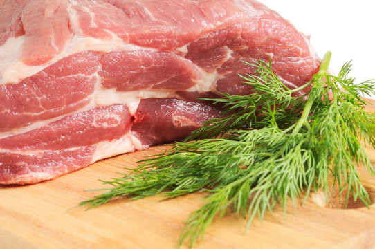 一塊烤豬肉