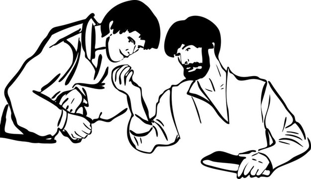 素描的一百個(gè)男人看到一些
