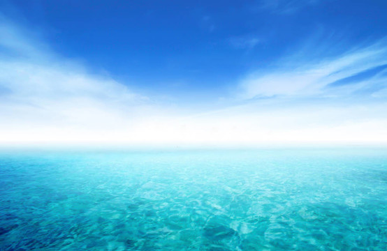 海和天空背景
