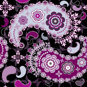 重復(fù)的花卉圖案