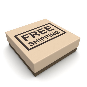 免費送貨ecommerces概念