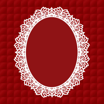 復(fù)古蕾絲布架