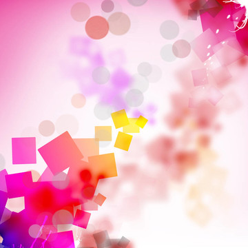 彩色抽象插畫背景