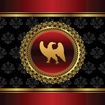 復(fù)古背景的鷹