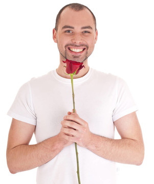 人與花