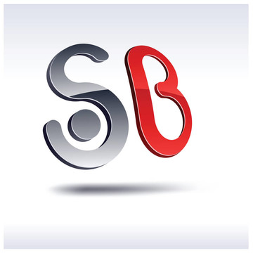 抽象三維圖標(biāo)。