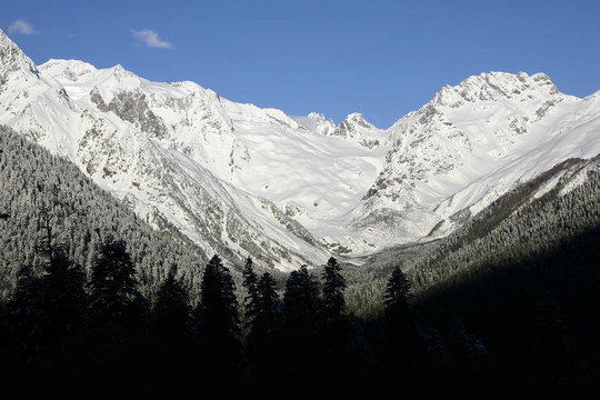 高加索山脈山區(qū)滑雪勝地